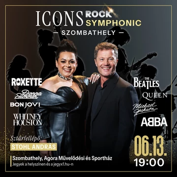ICONS RockSymphonic - 15 művésznő, 15 világsláger - SZOMBATHELY - 2026.06.13.
