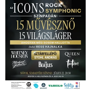 ICONS RockSymphonic - 15 művésznő, 15 világsláger - SIÓFOK - 2026.07.22.