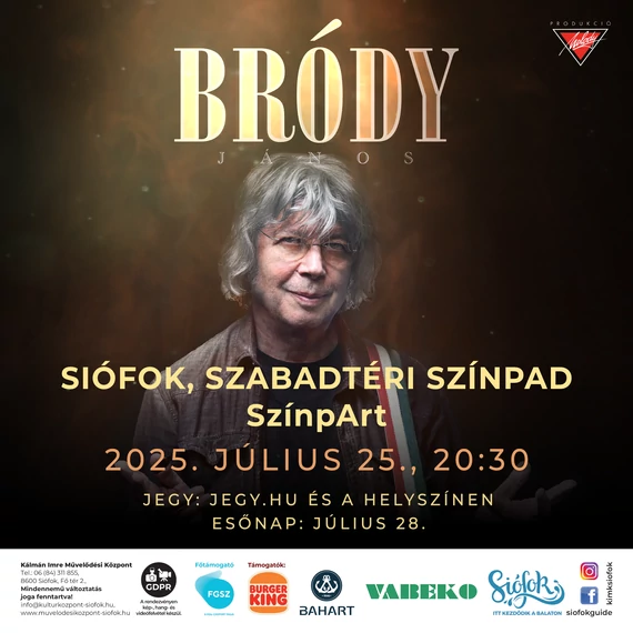 Bródy János koncertje - SIÓFOK - 2025.07.25.