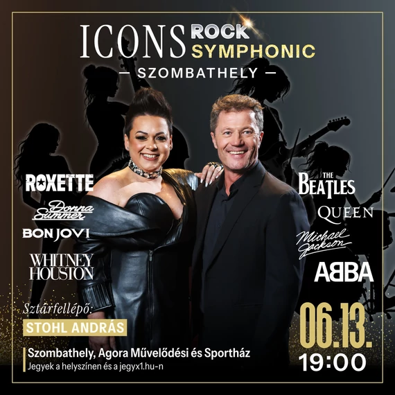 ICONS RockSymphonic - 15 művésznő, 15 világsláger - SZOMBATHELY - 2026.06.13.