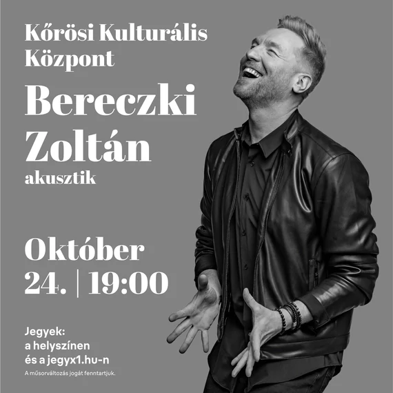 Bereczki Zoltán koncertje - BUDAPEST - 2025.10.24.