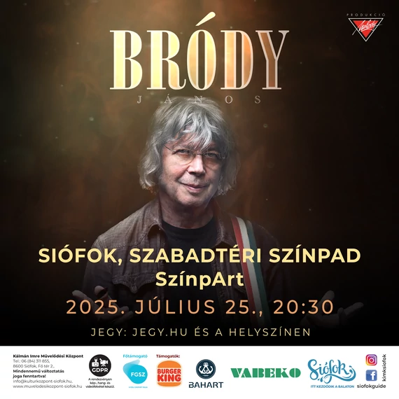 Bródy János koncertje - SIÓFOK - 2025.07.25.
