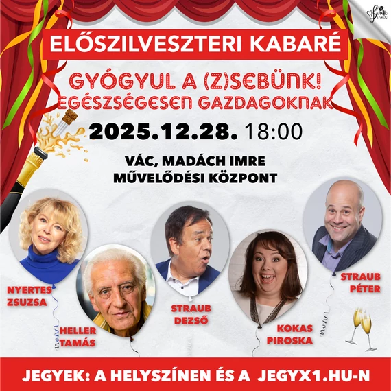 Előszilveszteri Kabaré - VÁC - 2025.12.28.