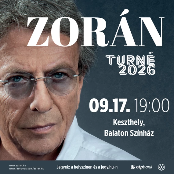 Zorán Turné 2026 - KESZTHELY - 2026.09.17.
