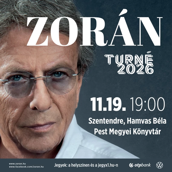 Zorán Turné 2026 - SZENTENDRE - 2026.11.19.